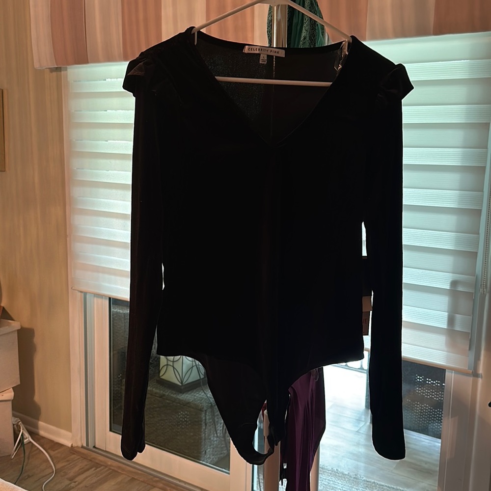 Black Velvet bodysuit
